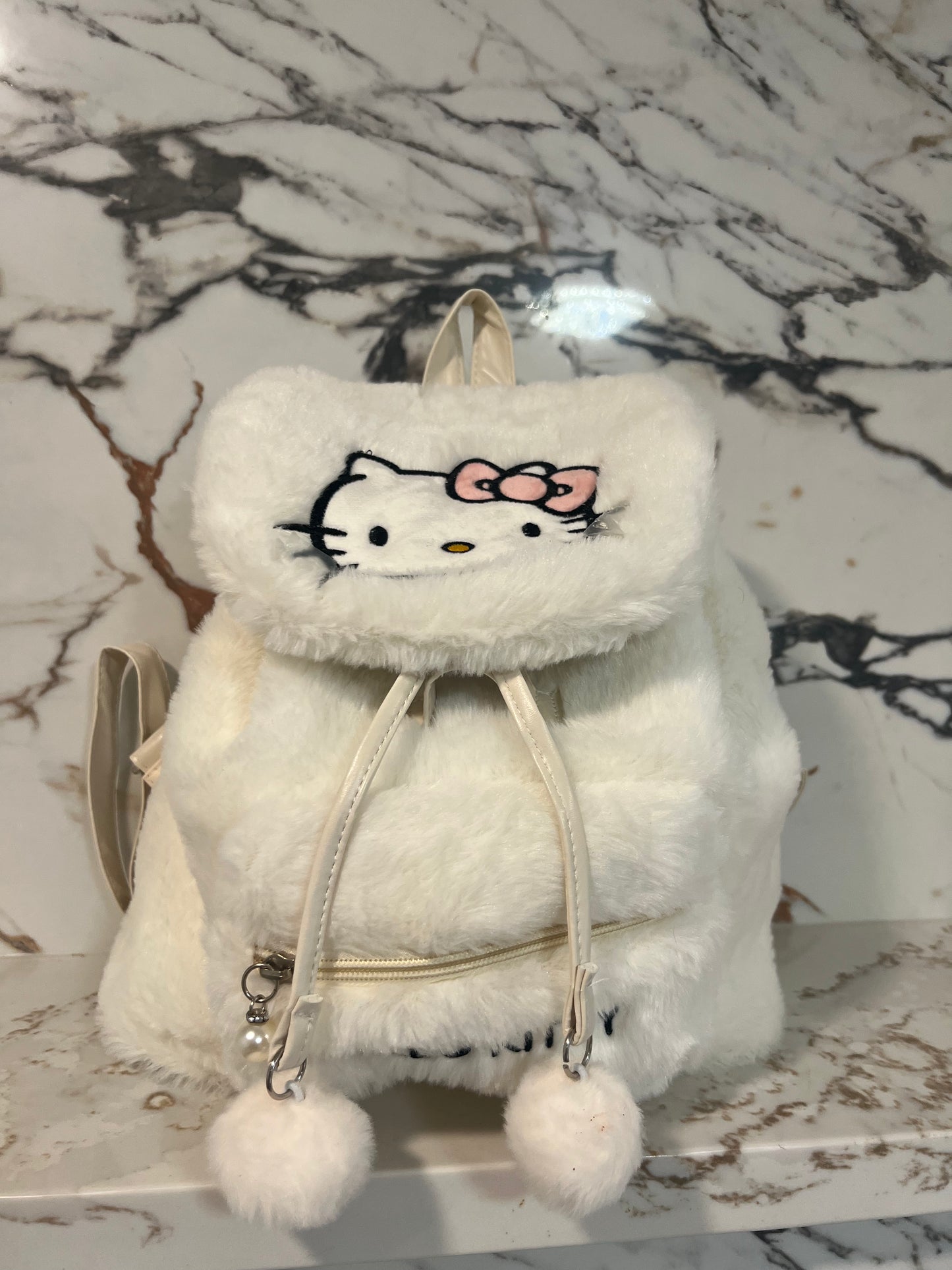 Kitty puffy Backpack