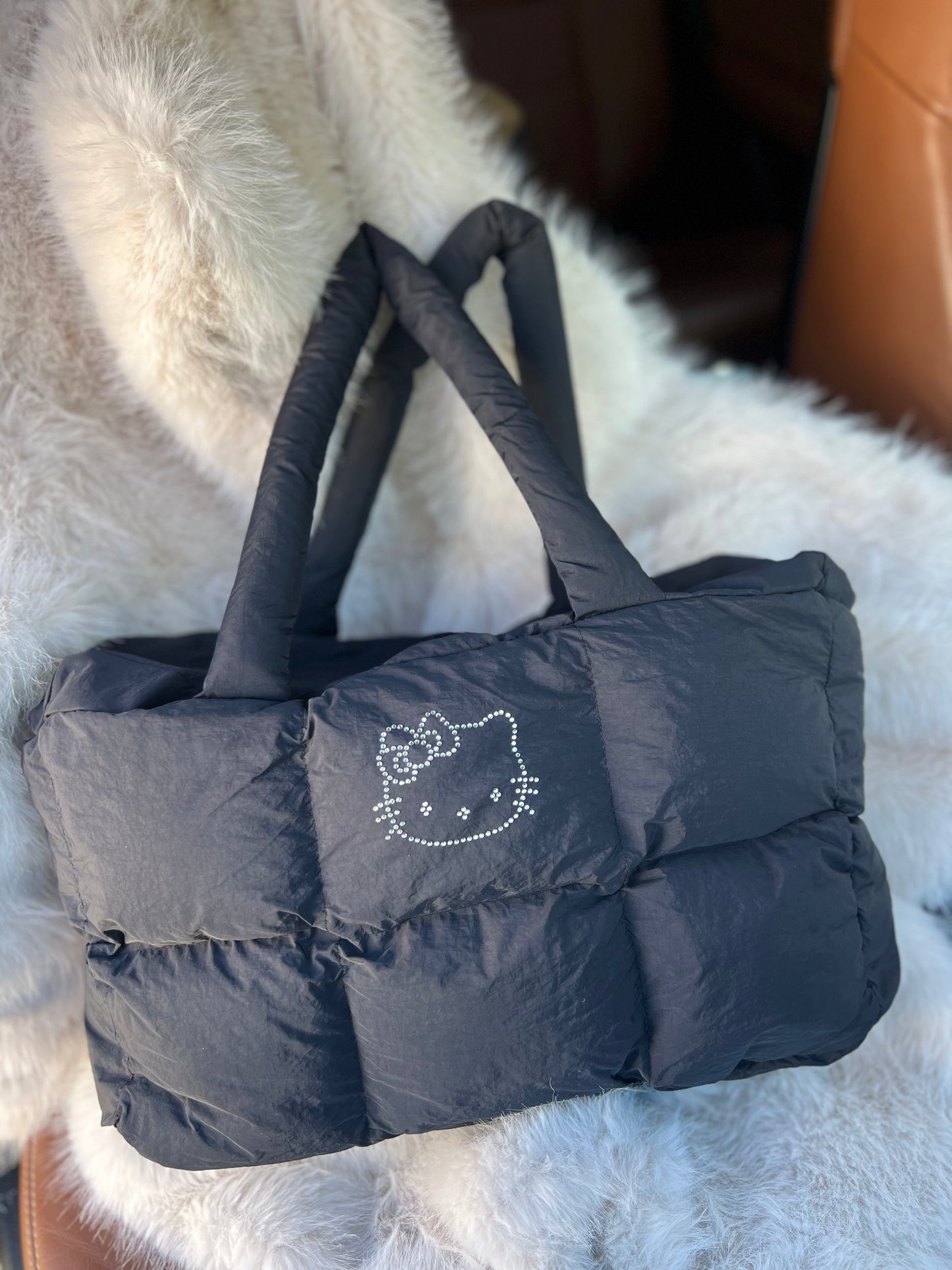 Puffy Tote Black