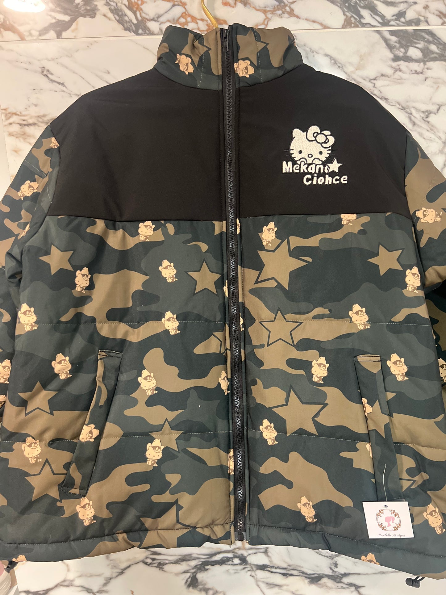Camo Kitty Puff Jacket