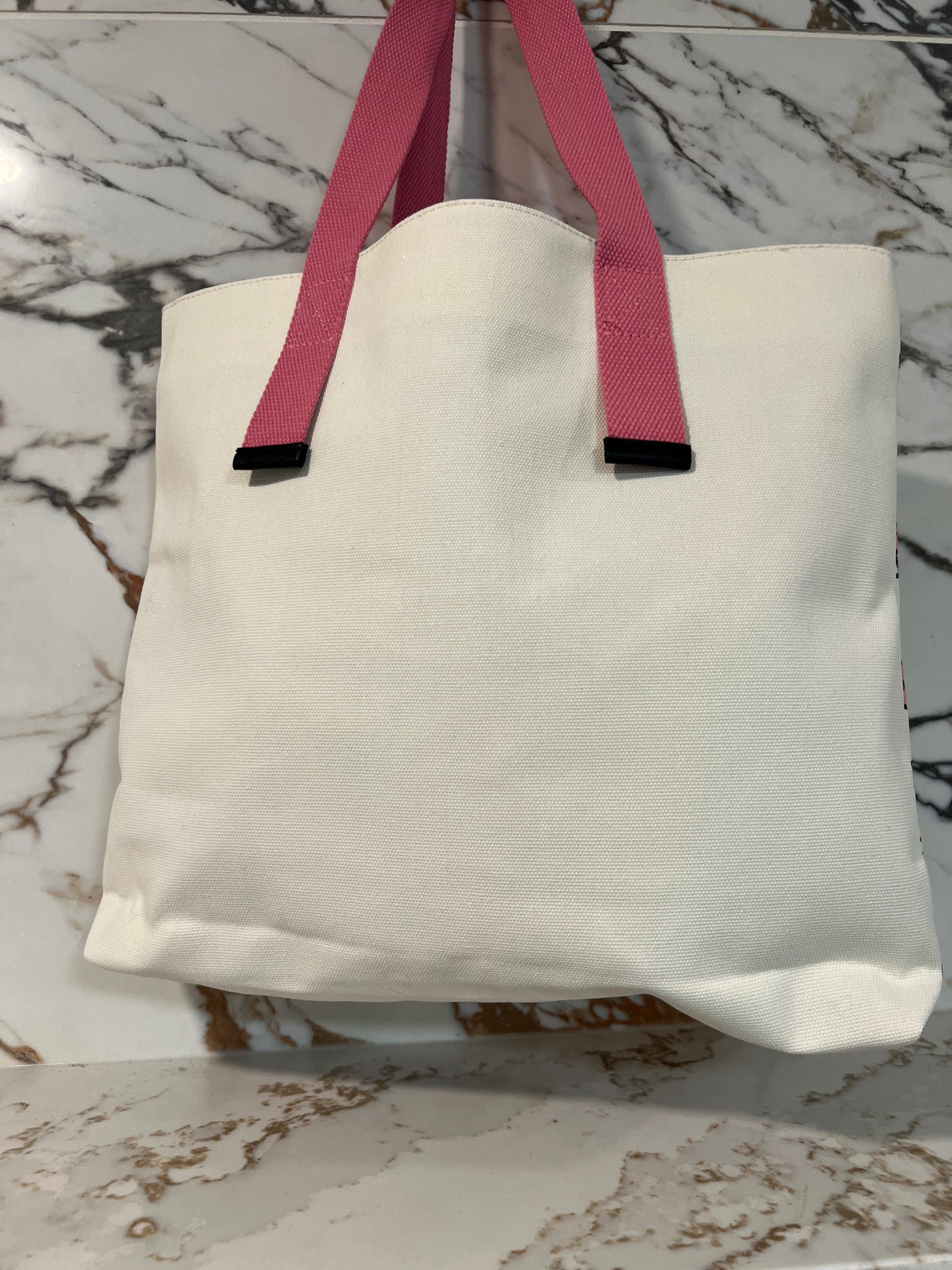 Pink Hk Tote Bag