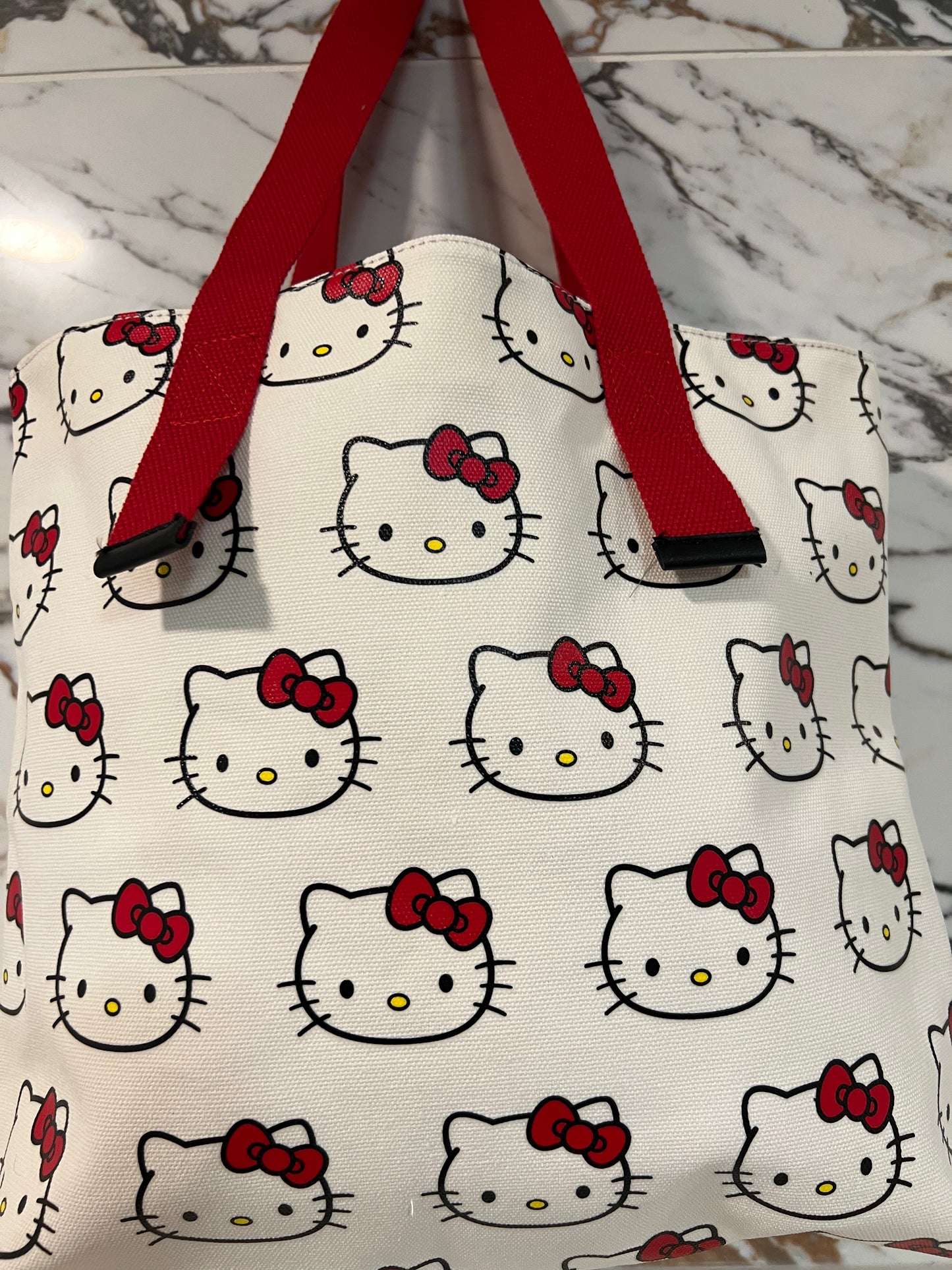 Red HK Tote Bag