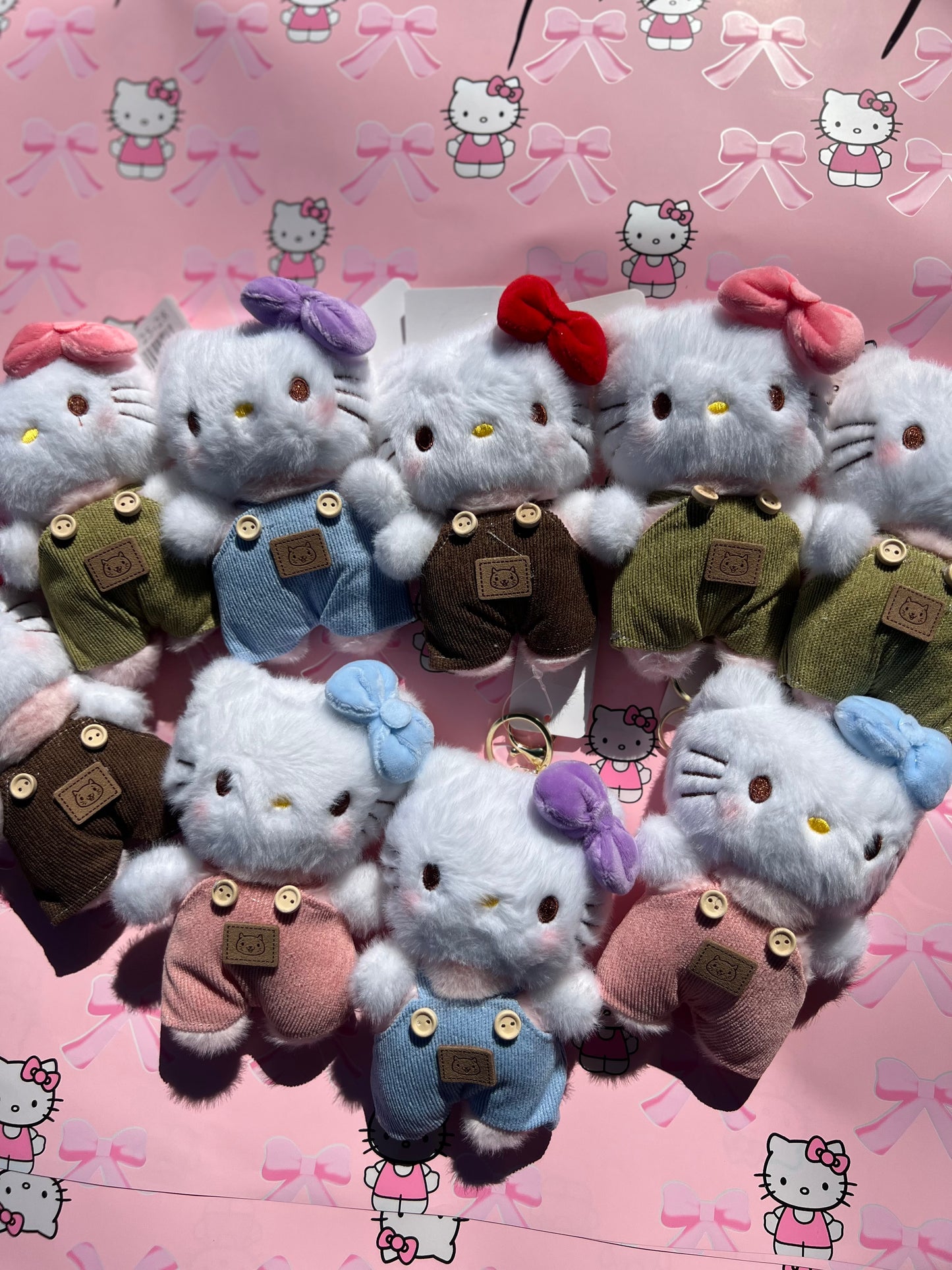Fluffy Kitty Keychain