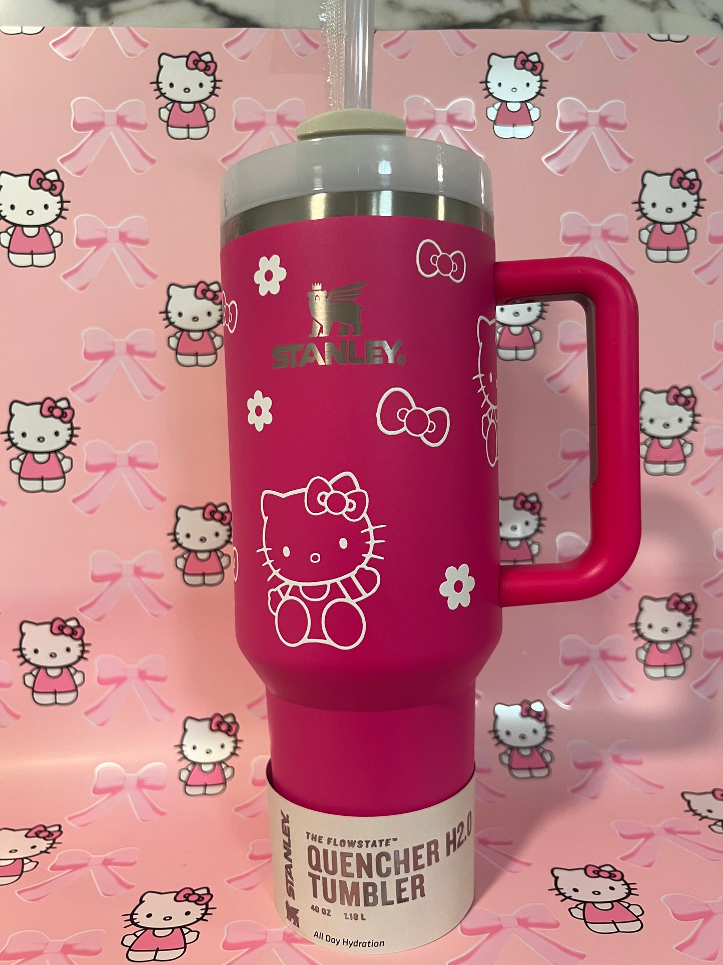 Hello Kitty Tumbler Hot Pink