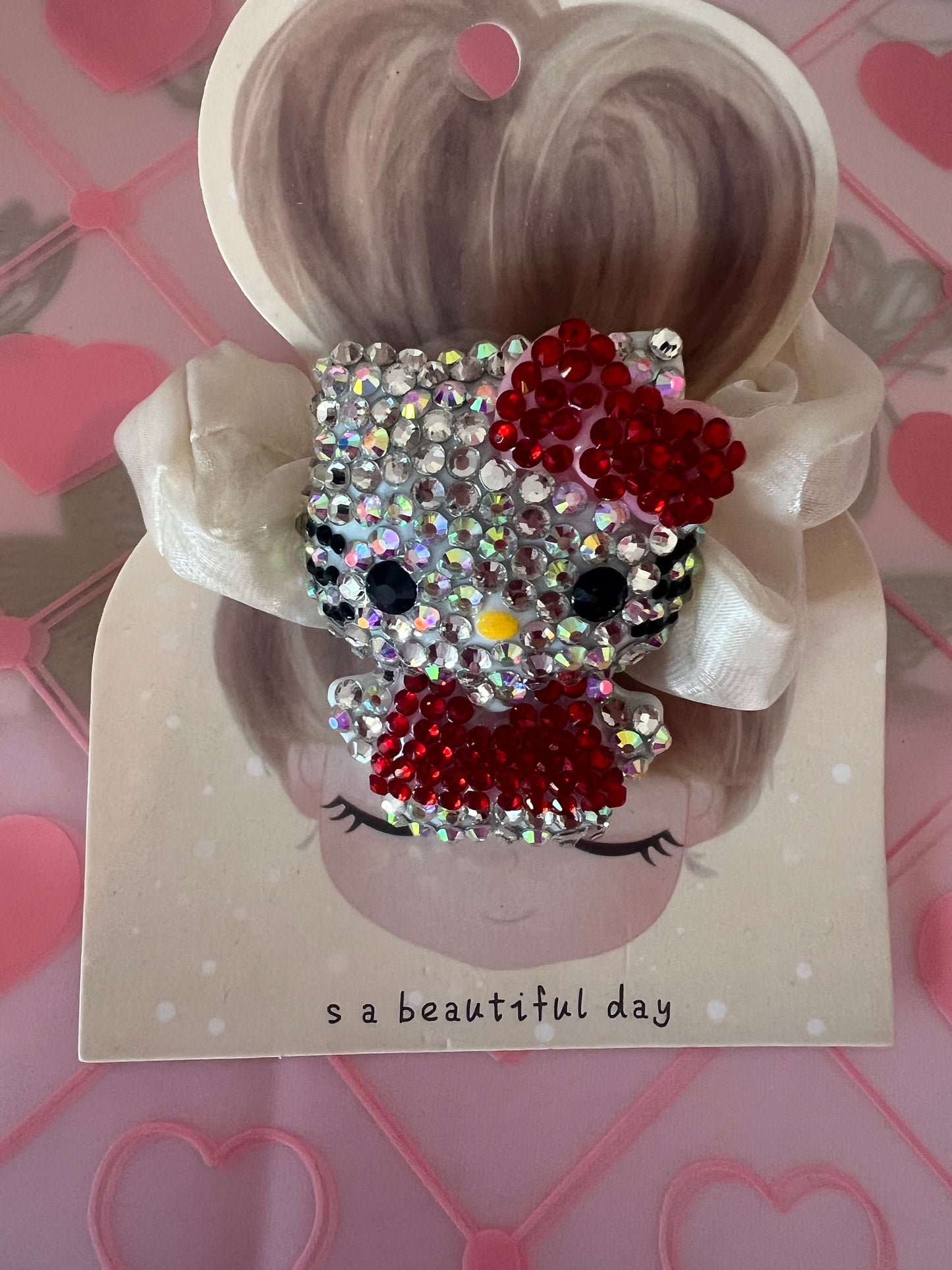 Hello Kitty Scrunchy Red