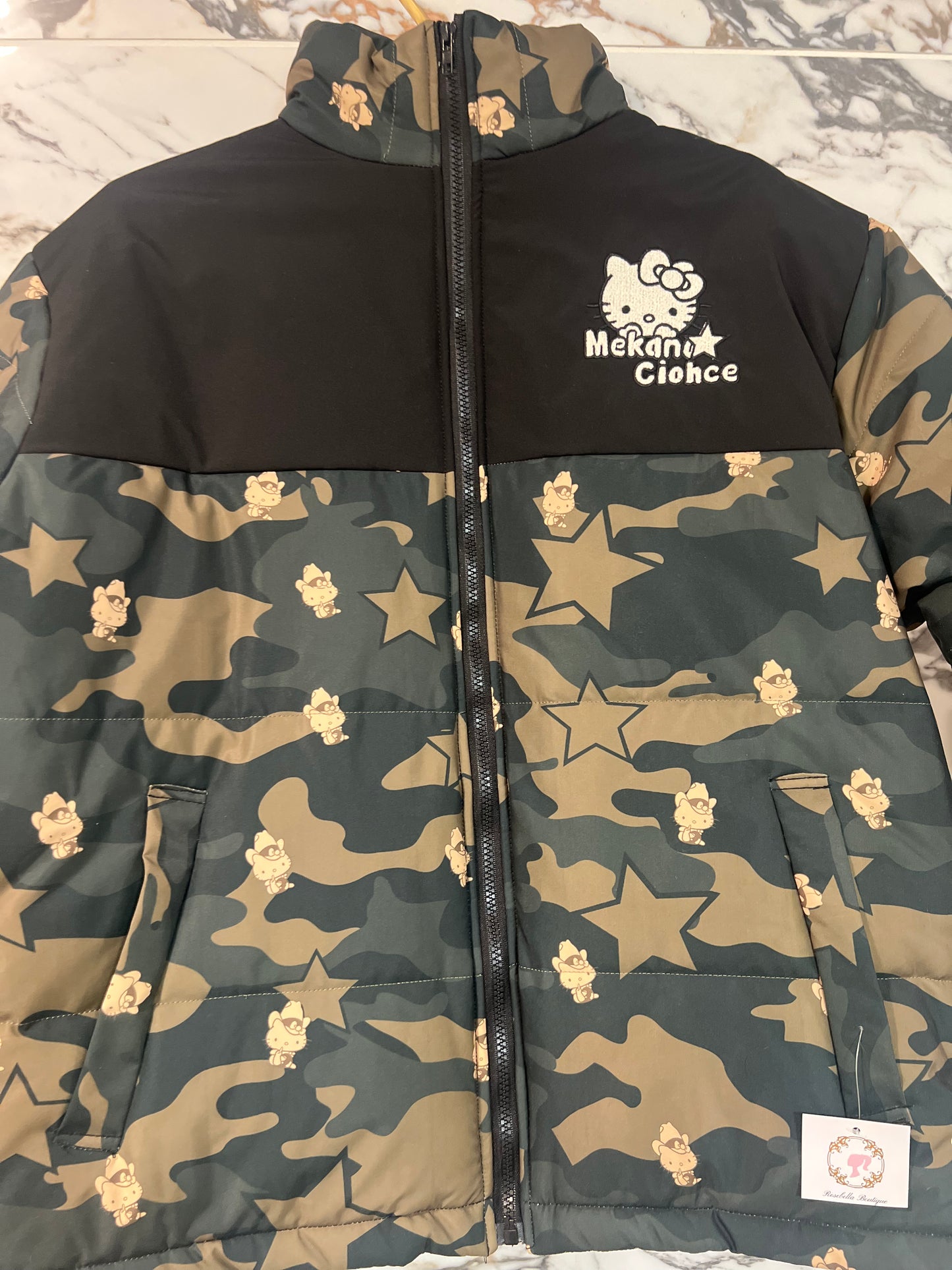 Camo Kitty Puff Jacket