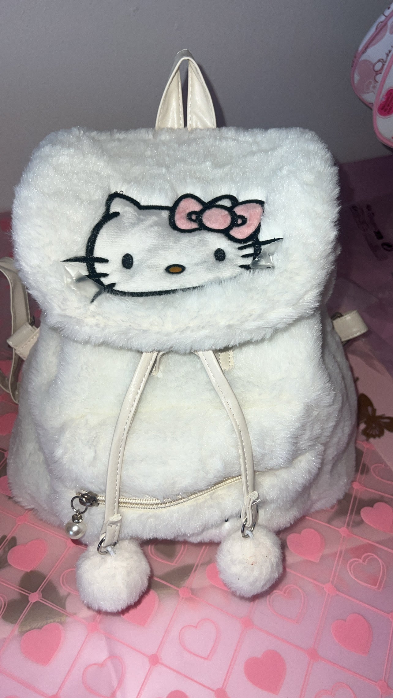 Kitty puffy Backpack