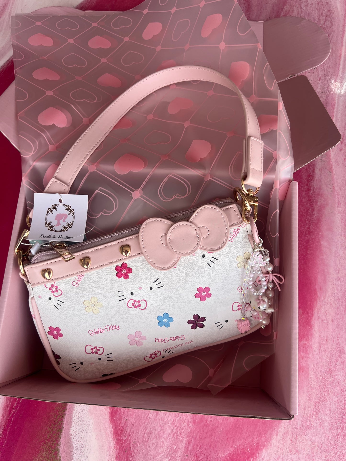 Hello Kitty Purse & Keychain