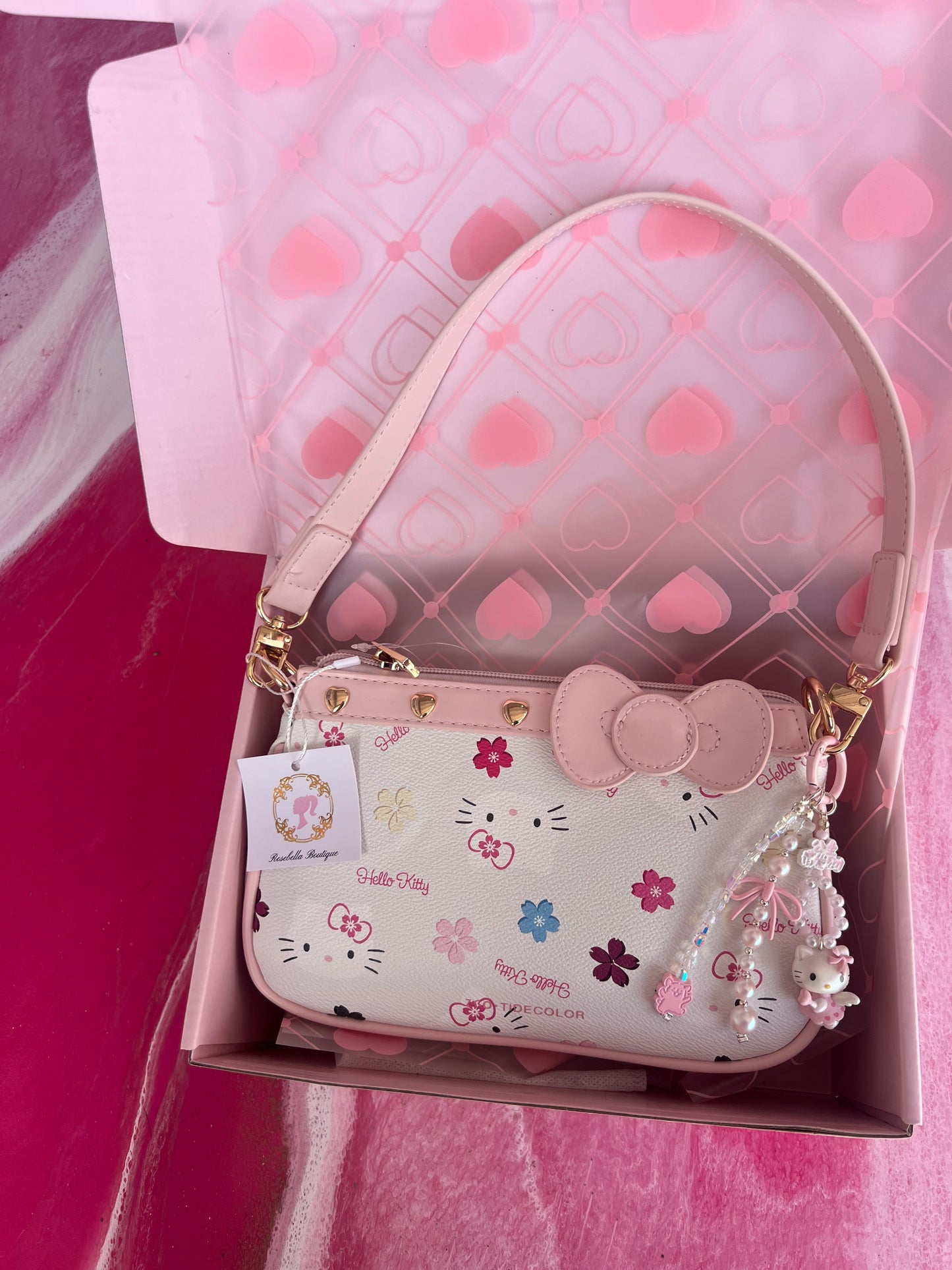 Hello Kitty Purse & Keychain