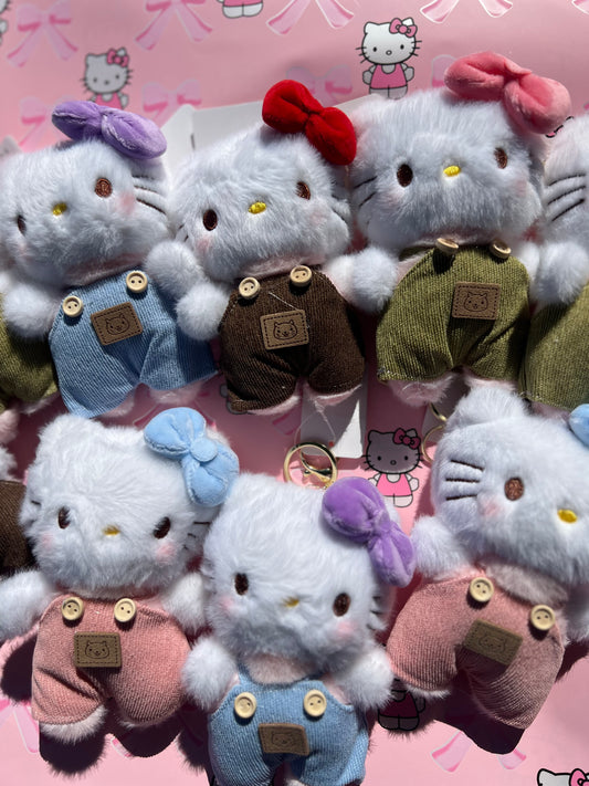 Fluffy Kitty Keychain