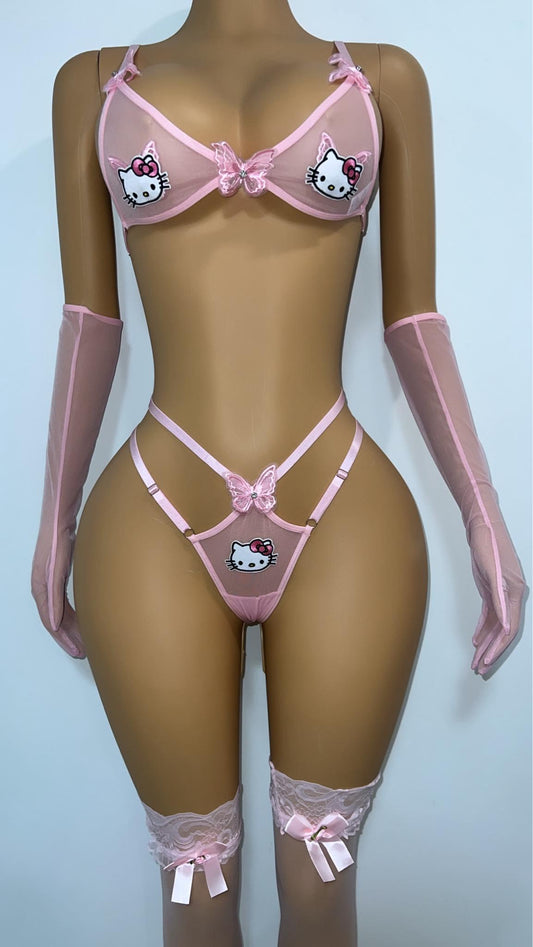 Hello Kitty Lingerie Set