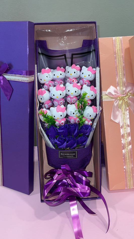 Hello Kitty Bouquet Purple