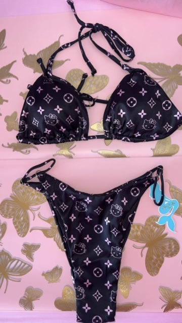 Hello Kitty Bikini - Black